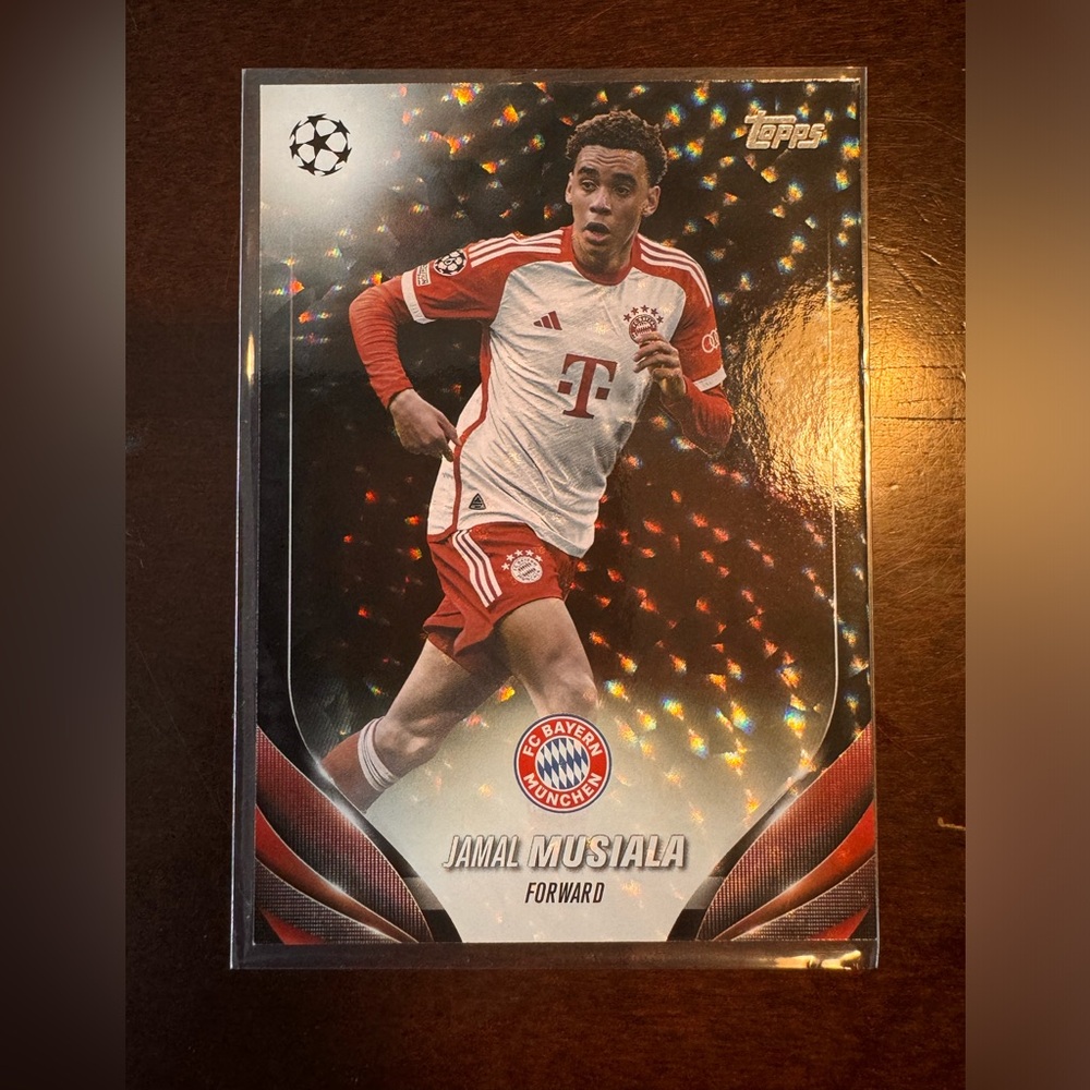 2024 Jamal Musiala Topps Black Icy Foil /10 #160 FC Bayern